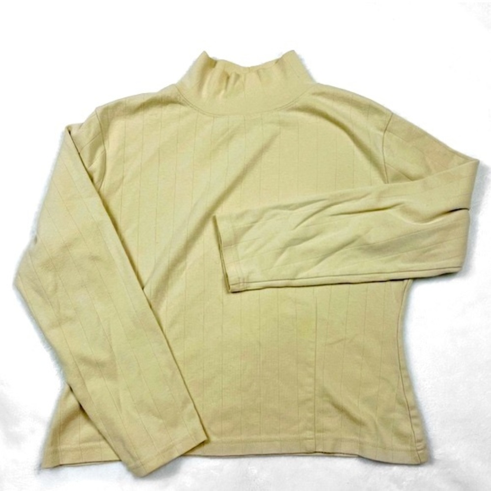Cream Turtleneck Pullover